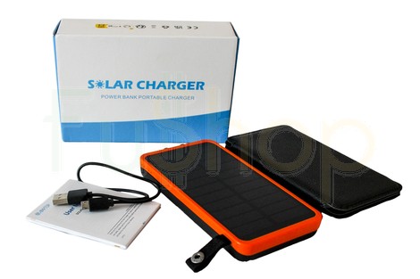 Швидкісний зовнішній акумулятор (Power Bank) Hiluckey Outdoor HI-S025+Solare з 4 сонячними панелями 25000 mAh