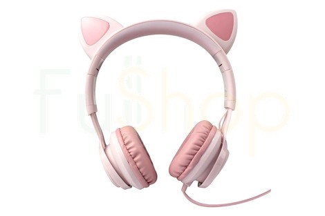 Провідні накладні навушники Hoco W36 Cat ear headphones with mic