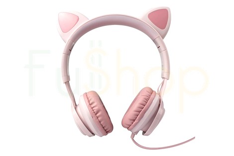 Проводные накладные наушники Hoco W36 Cat ear headphones with mic