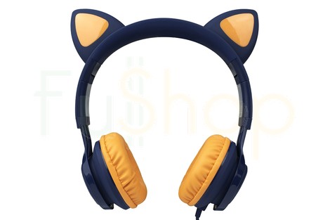 Проводные накладные наушники Hoco W36 Cat ear headphones with mic