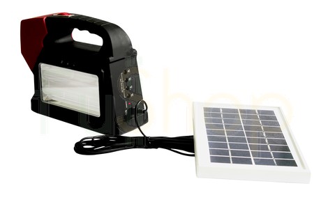 Фонарь-прожектор Yajia YJ-1960T 1W+24LED USB Power Bank/Solar