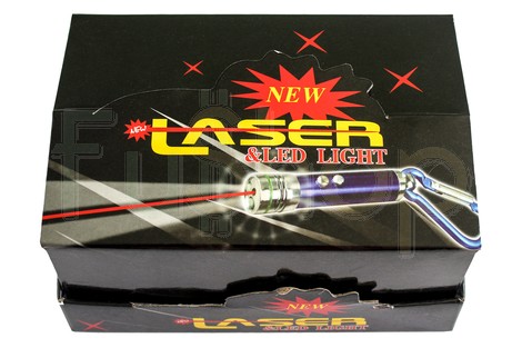 Ліхтарик-брелок 9616 Laser&LED Light 2in1