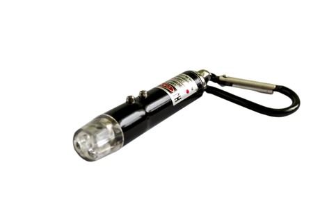 Ліхтарик-брелок 9616 Laser&LED Light 2in1