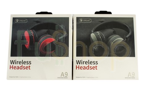 Бездротові Bluetooth навушники Celebrat A9 Wireless Headset Shoked Bass