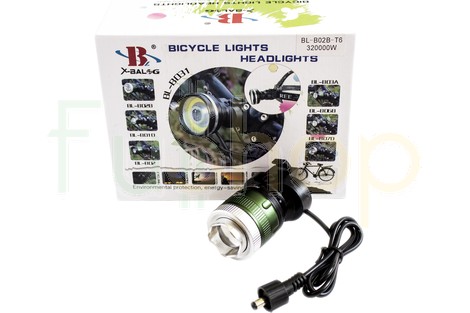 Ліхтарик-велофара BL-B02B-T6 320000W