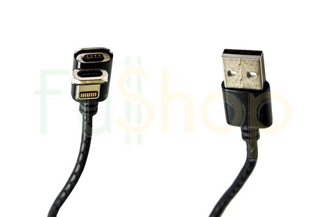 Магнитный USB кабель Borofone BU1 MagJet Lightning 1,2M 3.0А