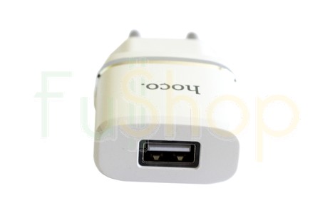 Мережевий зарядний пристрій Hoco C11 Single USB Charger Micro 1.0A