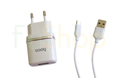 Мережевий зарядний пристрій Hoco C11 Single USB Charger Micro 1.0A