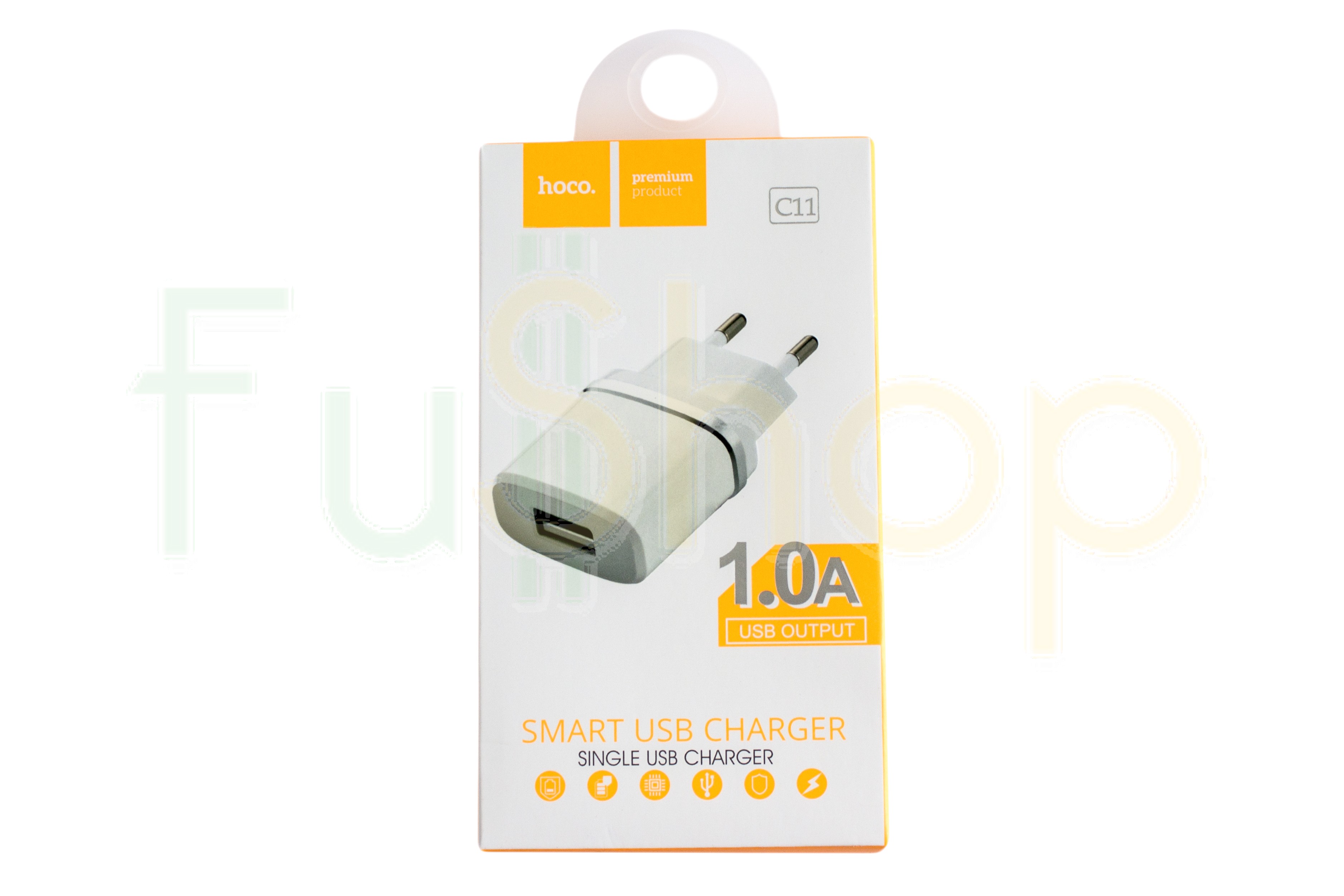 Сетевое зарядное устройство Hoco C11 Single USB Charger 1.0A