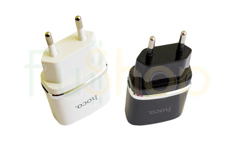 Мережевий зарядний пристрій Hoco C12 Dual USB Charger 2.4A