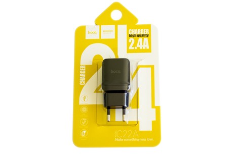 Мережевий зарядний пристрій Hoco C22А Little Superior USB Charger 2.4A