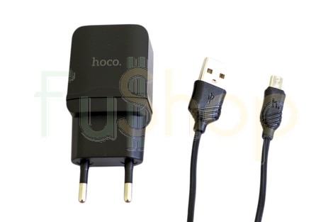 Мережевий зарядний пристрій Hoco C22А SET USB Charger Micro 2.4A