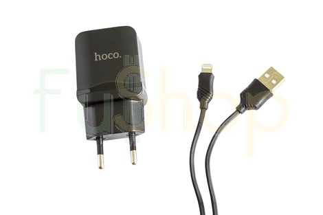 Мережевий зарядний пристрій Hoco C33А SET USB Charger Lightning 2.4A