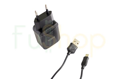 Мережевий зарядний пристрій Hoco C33А SET USB Charger Micro 2.4A