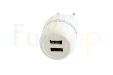 Мережевий зарядний пристрій Hoco C41A Wisdom Dual USB Charger 2.4A 12W