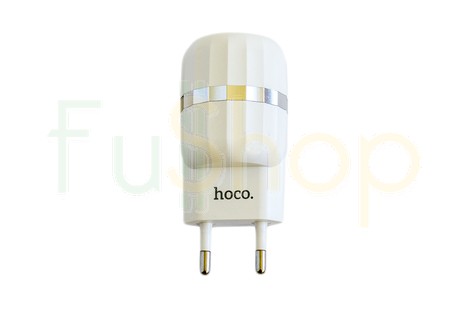 Мережевий зарядний пристрій Hoco C41A Wisdom Dual USB Charger Set Lightning 2.4A 12W