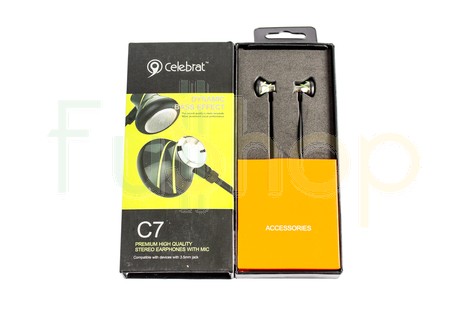 Вставные наушники Celebrat С7 Dynamic Bass Earphone