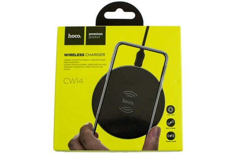 Безпровідний мережевий зарядний пристрій Hoco CW14 Round Wirelless Charger 5W