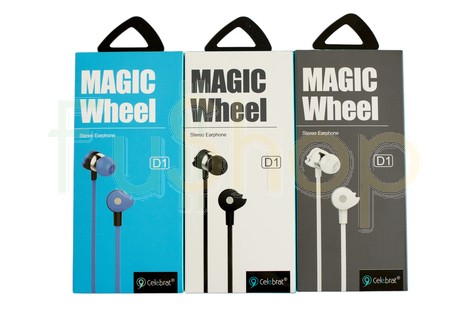 Вакуумні навушники Celebrat D1 Magic Wheel Stereo Earphone