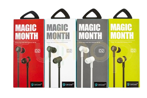 Вакуумні навушники Celebrat D2 Magic Month Stereo Earphone
