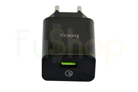 Сетевое зарядное устройство Hoco DC21A QC3.0 Long Journey Single Port Charger 3.0A 18W