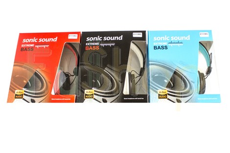 Провідні накладні навушники Sonic Sound E111/MIC Stereo Headphone