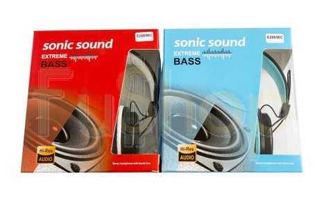 Проводные накладные наушники Sonic Sound E288/MIC Stereo Headphone