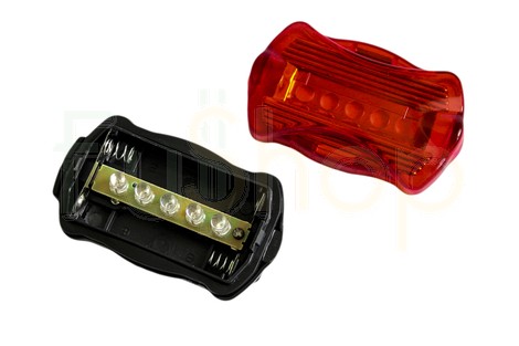 Комплект велосипедних фар FY-812/XY-108-5LED 4*ААА, STOP-5LED 2*AAA