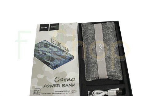 Оригінальний зовнішній акумулятор (Power Bank) Hoco Como В12С 13000 mAh