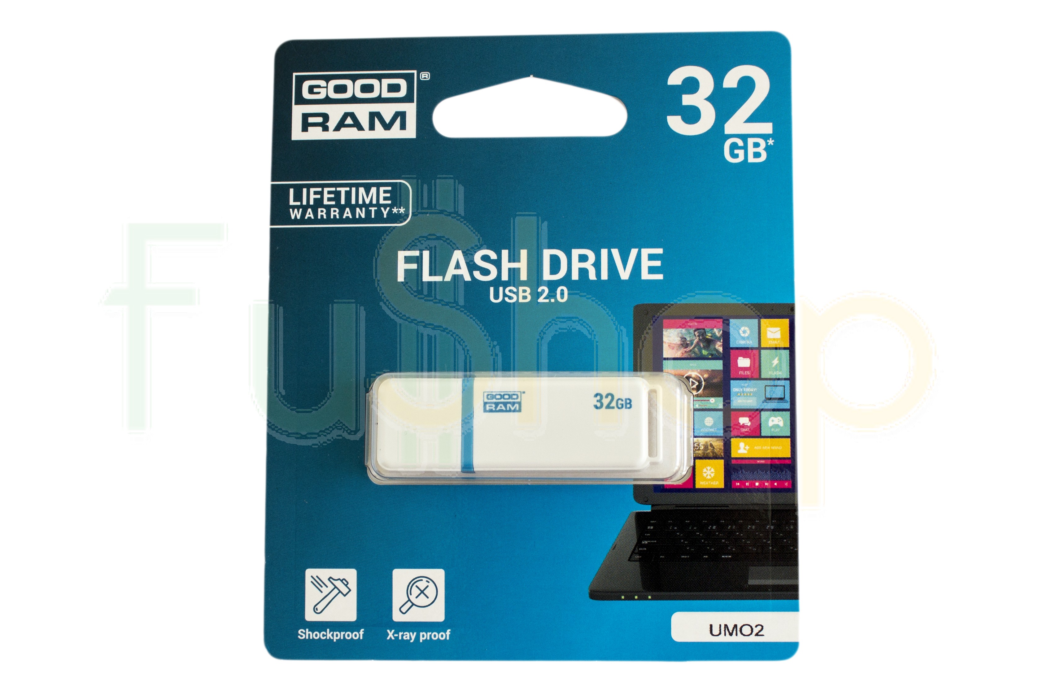 USB-флеш-накопичувач GOODRAM 32GB UMO2 White