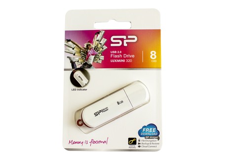 USB-флеш-накопичувач Silicon Power LuxMini 320 8GB White