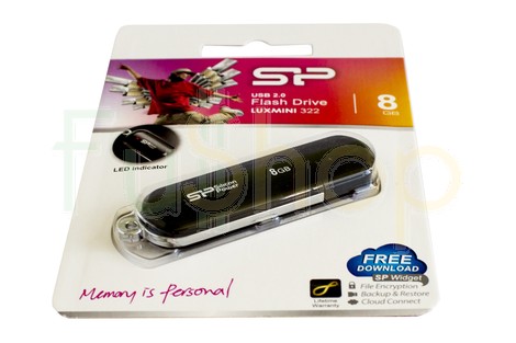 USB-флэш-накопитель Silicon Power LuxMini 322 8GB Black