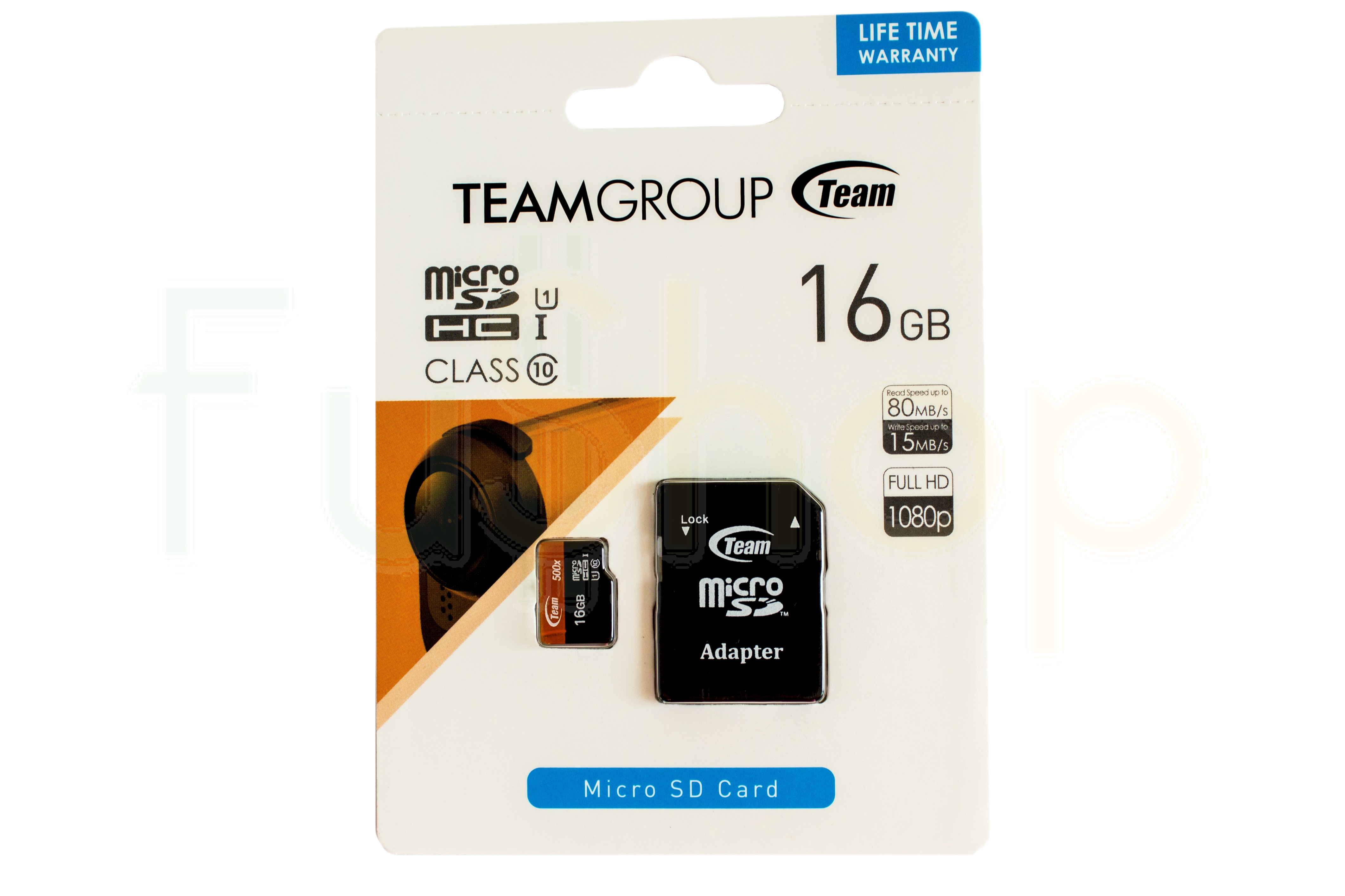 Карта пам’яті Team 16GB micro SDHC (UHS-1) class10 + SD Adapter (TUSDH16GUHS03/16GB)