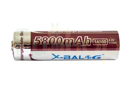 Аккумулятор X-Balog 14500 5800mAh Li-ion Battery