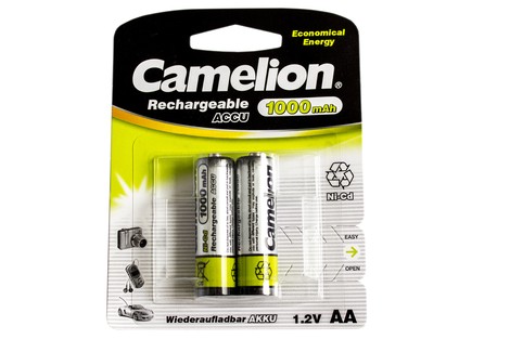 Акумулятор Camelion AA 1000mAh NiCd (2 шт.) Rechargeable Accu Economical Energy (NC-AA1000BP2)