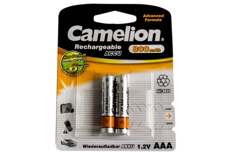 Акумулятор Camelion AAA 800mAh NiMh (2 шт.) Rechargeable Accu Advanced Formula (NH-AAA800BP2)