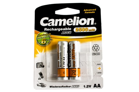 Акумулятор Camelion AA 2500mAh NiMh (2 шт.) Rechargeable Accu Advanced Formula (NH-AA2500BP2)