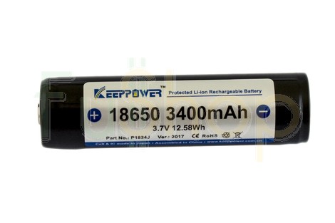 Акумулятор Keeppower 18650 3400mAh Li-ion Battery