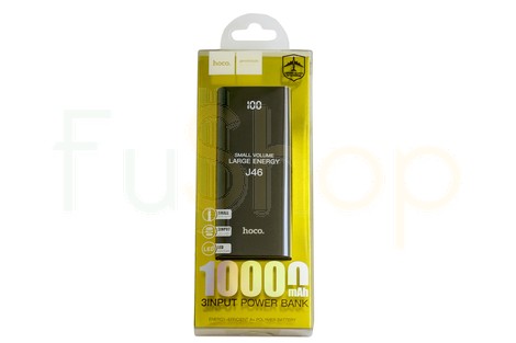 Оригинальный внешний аккумулятор (Power Bank) Hoco J46 Star Ocean Mobile 3 INPUT PB 10000 mAh 37Wh