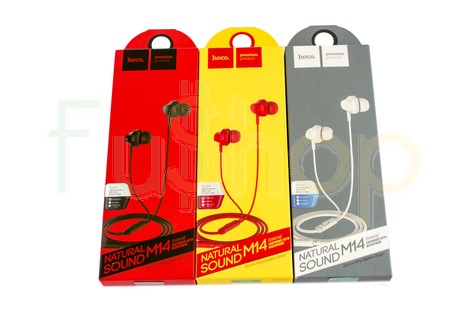 Вакуумні навушники Hoco M14 Natural Sound Universal Earphones