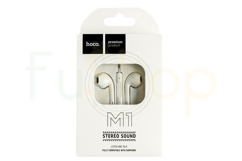 Вставні провідні навушники Hoco M1 Stereo Sound Listen and Talk Apple Series