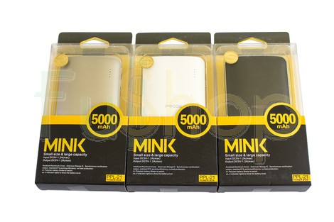 ​​​​​​​Оригінальний зовнішній акумулятор (Power Bank) Remax Proda Mink PPL-21 5000 mAh