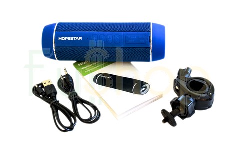 Оригинальная портативная велосипедная Bluetooth колонка Hopestar P11 Wireless Speaker+фонарик+велосипедное крепление