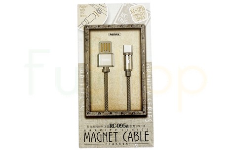 USB кабель Remax Magnet Cable Gravity Charging Type C 1M 1,5А (RC-095a)