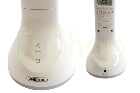 Настільна сенсорна LED лампа-трансформер Remax RT-E185 LCD + будильник + нічник
