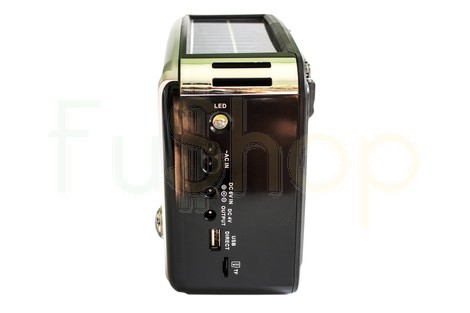Портативний радіоприймач Golon RX-455S +сонячна панель