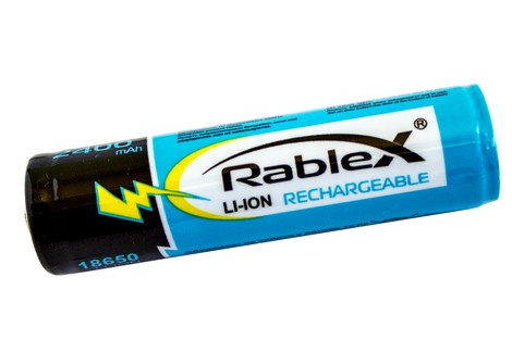 Аккумулятор Rablex 18650 2400mAh Li-ion Battery 3.7V с защитой