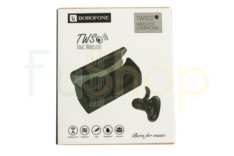 Полностью беспроводные вакуумные Bluetooth наушники Borofone TWS-02 True Wireless Earphone