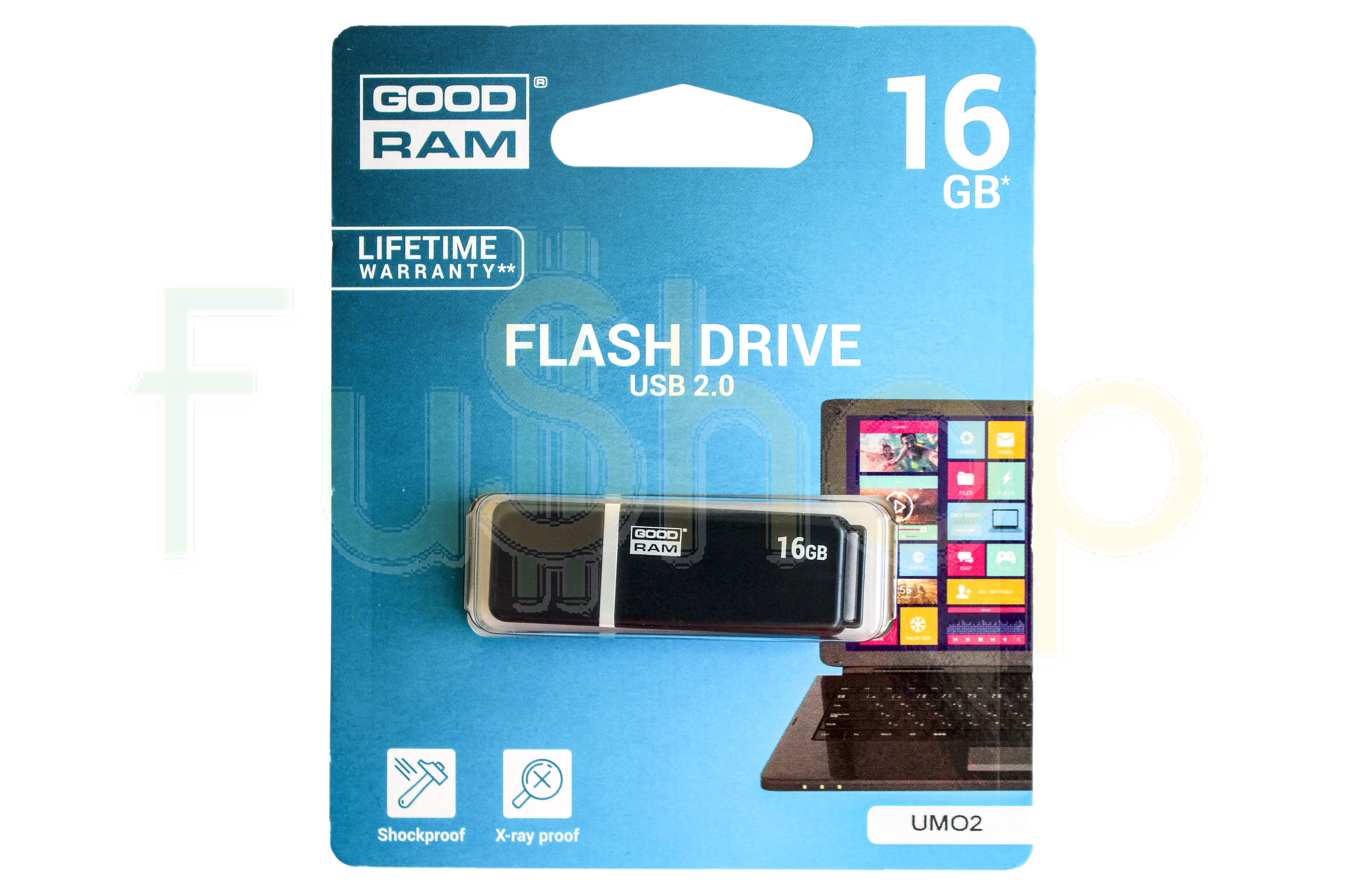 USB-флеш-накопичувач GOODRAM 16GB UMO2 Black