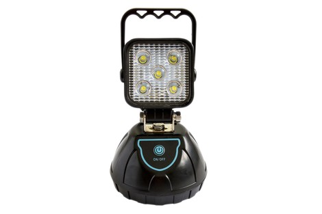 Светодиодный фонарь-прожектор WJ004-5XPE+аварийка (четырехугольный)